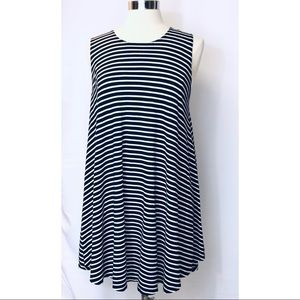 Brandy Melville Striped Sleeveless Tent Dress OS